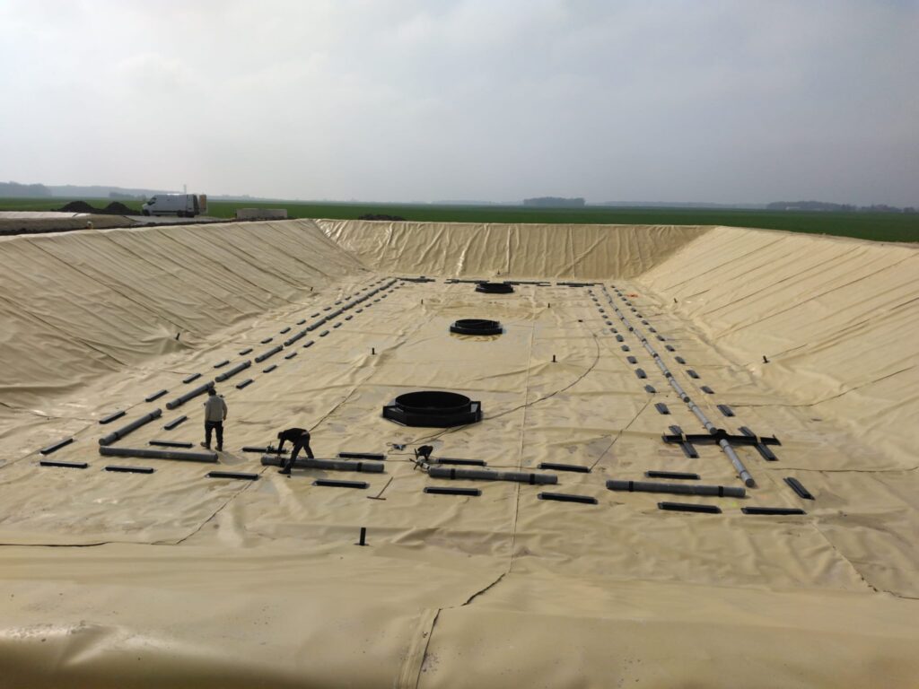 étanchéité unité de méthanisation des 6 fermes à Girolles (45)